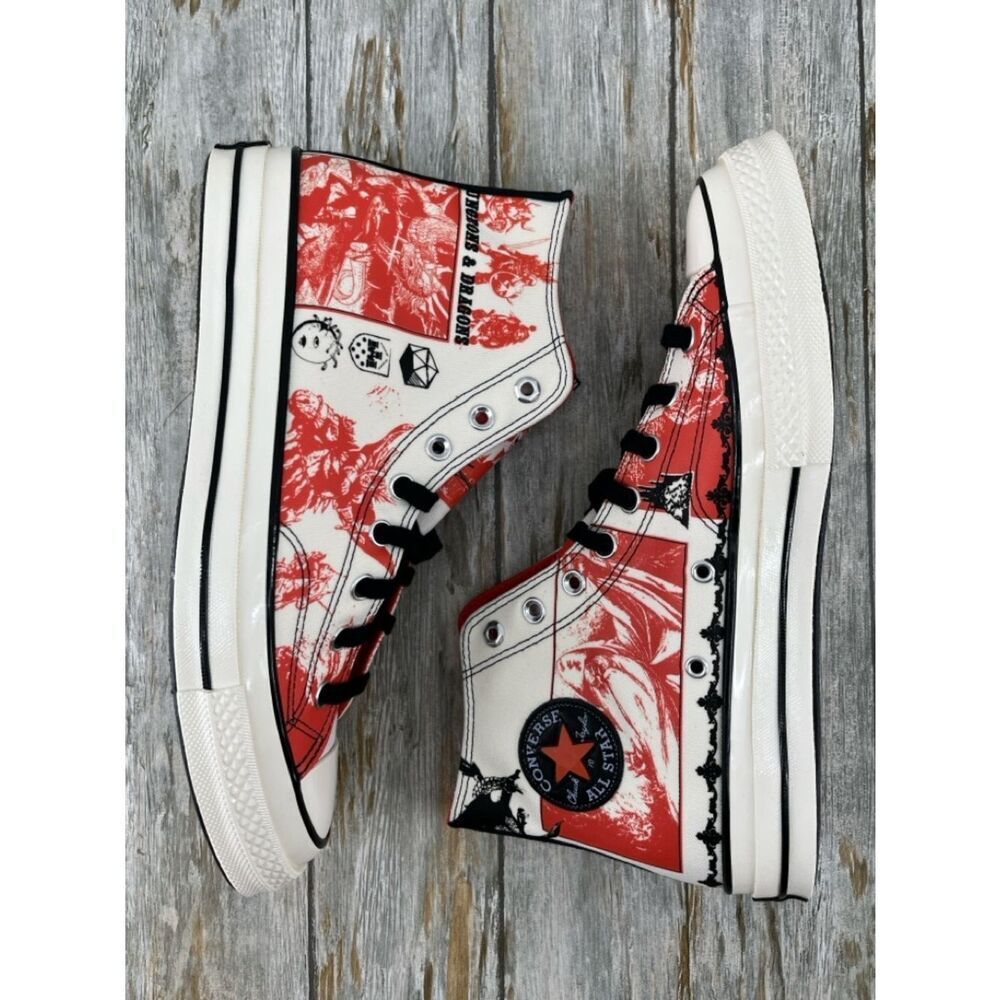 Converse Dungeons And Dragons Limited Edition Hightop Sneaker Shoes Size 10.5